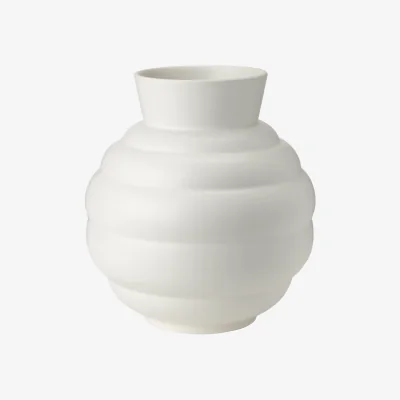 Nordic Nest Knabstrup Keramik Tortus Archie vase No3 26.5 cm White