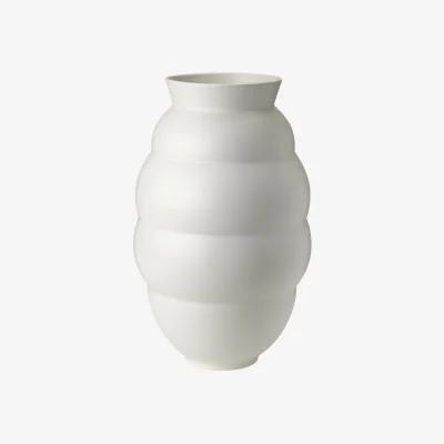 Nordic Nest Knabstrup Keramik Tortus Archie vase No5 41.5 cm White