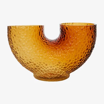 Nordic Nest AYTM Arura vase low Amber