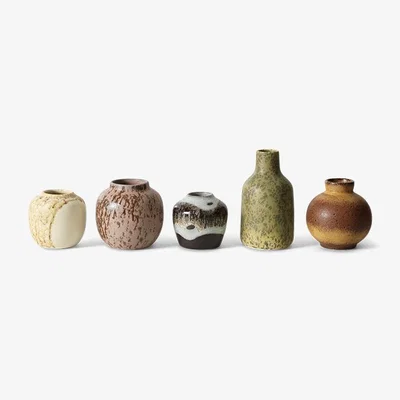 Nordic Nest HKliving 70's vases small 5 pieces Pursuit