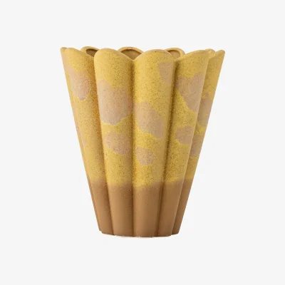 Nordic Nest Bloomingville Penn vase 25.5x29 cm Yellow