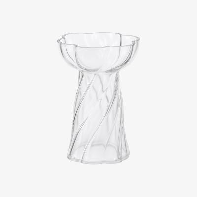 Nordic Nest Cooee Design Twist bulb vase 16 cm Clear