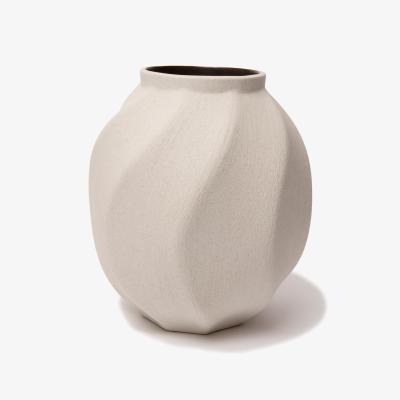 Nordic Nest Lindform Soft wave vase Sand white light