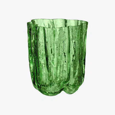 Nordic Nest Kosta Boda Crackle vase 121 cm Dark green