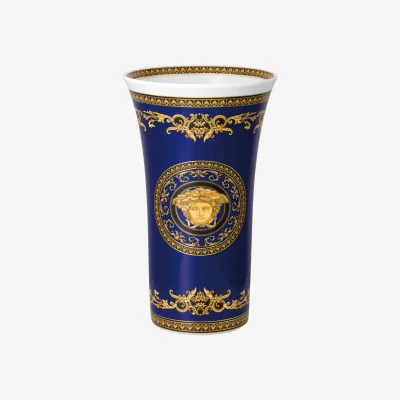 Nordic Nest Versace Medusa Blue vase Large