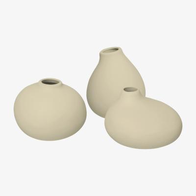 Nordic Nest blomus Nona vase 3-pack Vanilla
