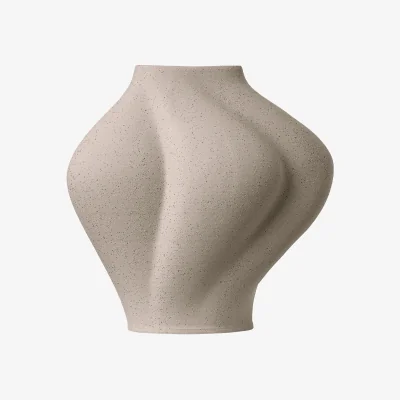 Nordic Nest AYTM Saltare vase Taupe Ø13.8x30 cm