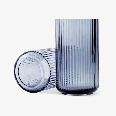 Nordic Nest Lyngby vase glass midngiht blue 38 cm