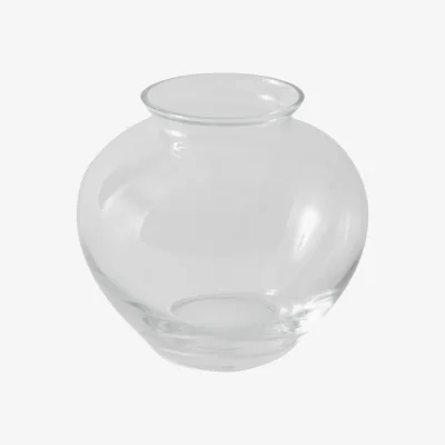 Nordic Nest Tell Me More Velino vase Clear Ø16.5x14.5 cm