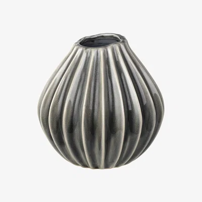 Nordic Nest Wide vase smoked pearl S. 15 cm