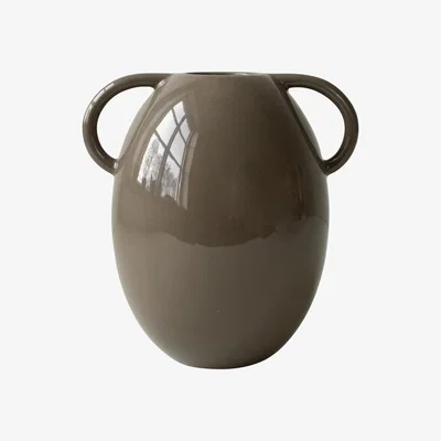 Nordic Nest DBKD Can vase H20 cm Shiny dust
