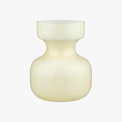 Nordic Nest Marimekko Bag vas 16.5 cm Opaque white asparagus