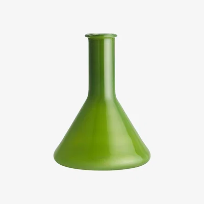 Nordic Nest Kosta Boda Lab measuring glass vase 18.5 cm Green