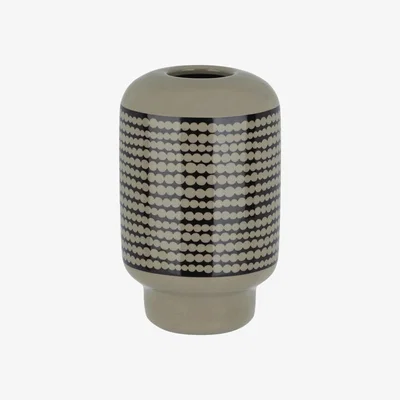 Nordic Nest Marimekko Räsymatto vase 14 cm terra-black