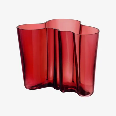 Nordic Nest Aalto vase cranberry 160 mm