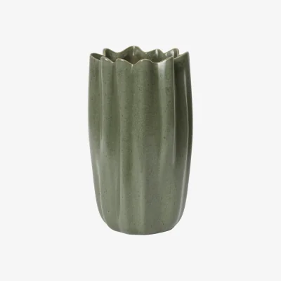 Nordic Nest Ferm Living Nium vase Dark sage 23 cm