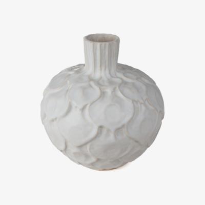 Nordic Nest Kronärtskocka vase white 22 cm