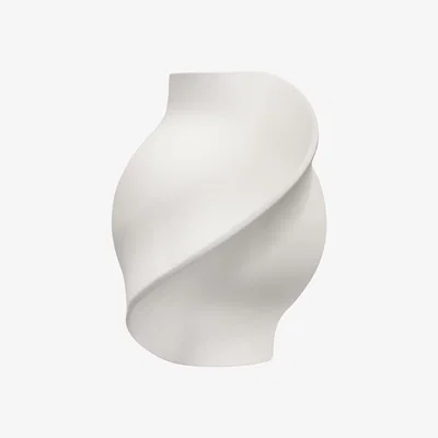 Nordic Nest Pirout vase 01 22 cm Raw White