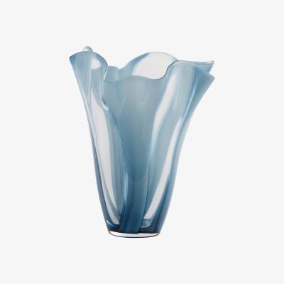 Nordic Nest Lene Bjerre Domia vase Ø20 cm Blue-clear