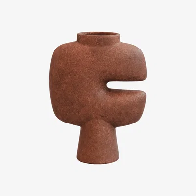 Nordic Nest 101 Copenhagen Tribal vase medio Terracotta