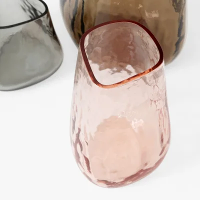 Nordic Nest Collect SC68 vase glass 26 cm Powder