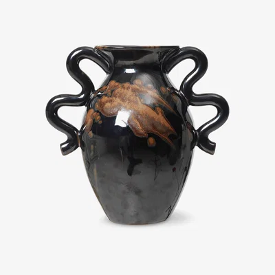 Nordic Nest Verso vase 27 cm Black-brown