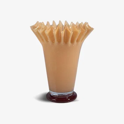 Nordic Nest Byon Lori vase 28 cm Yellow-bordeaux