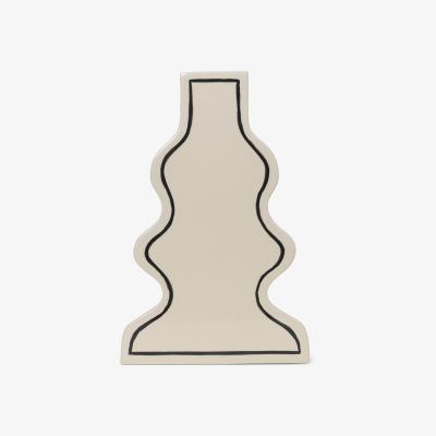 Nordic Nest ferm LIVING Paste vase curvy 36 cm Off-white