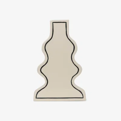 Nordic Nest ferm LIVING Paste vase curvy 36 cm Off-white