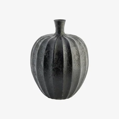 Nordic Nest Lene Bjerre Esme decorative vase 42 cm Black