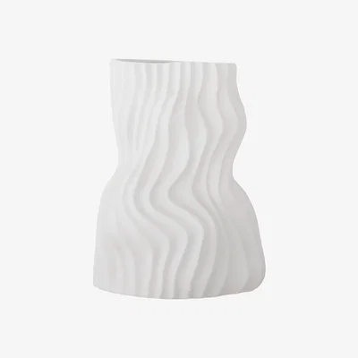 Nordic Nest Bloomingville Sahal vase 255 cm White