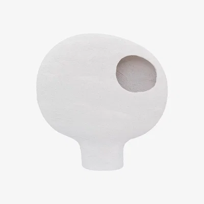 Nordic Nest Sphere vase 27 cm White