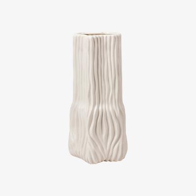Nordic Nest Broste Copenhagen Magny vase 43 cm tall Castle beige