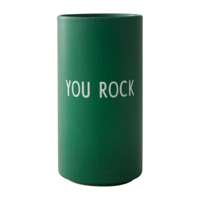 Nordic Nest Design Letters Design Letters favourite vase Grass green