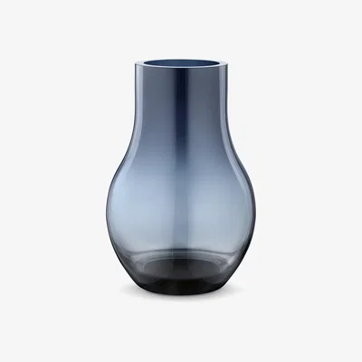 Nordic Nest Cafu glass vase blue medium, 30 cm