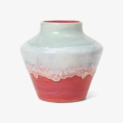 Nordic Nest Kähler Poppery vase 20.5 cm Mint-pink