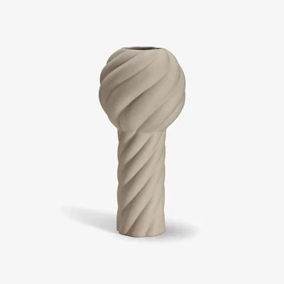 Nordic Nest Cooee Design Twist pillar vase 34 cm Sand