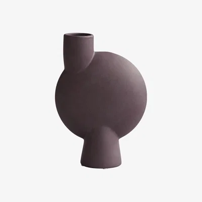 Nordic Nest 101 Copenhagen Sphere vase Bubl Medio 18x26 cm Red Mahogany