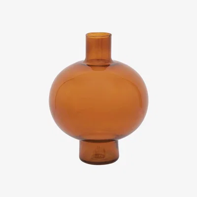 Nordic Nest Round vase 20 cm Golden oak