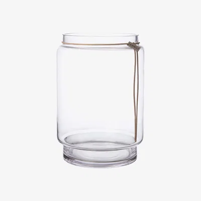 Nordic Nest Ernst glass vase H28 cm Ø19.8 cm Clear