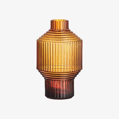Nordic Nest Kosta Boda Pavilion vase dark 134 mm Amber