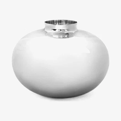 Nordic Nest Amico vase Ø20 cm Nickel-plated brass