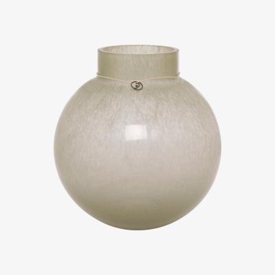 Nordic Nest ERNST Ernst glass vase round green H22 cm Ø21 cm