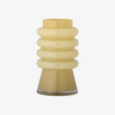Nordic Nest Bloomingville Sahara vase Ø13x23 cm Yellow
