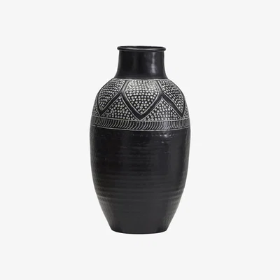 Nordic Nest House Doctor Bloss vase 38 cm Black