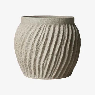 Nordic Nest DBKD Raw vase 19 cm Sandy mole