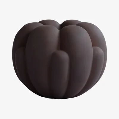Nordic Nest 101 Copenhagen Bloom vase small 22.5x24 cm Chocolate brown