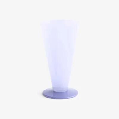 Nordic Nest HAY Conical vase Light blue-lavender blue small