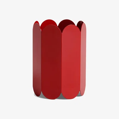Nordic Nest Arcs vase 25 cm Red