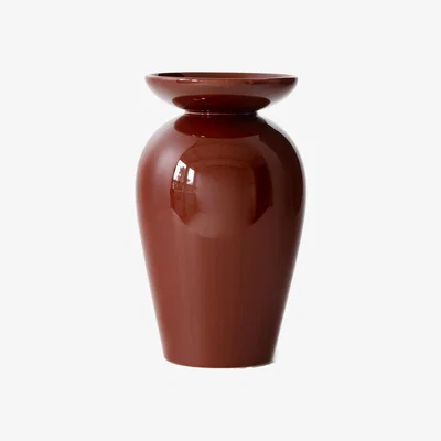 Nordic Nest &Tradition Momento JH47 vase 24 cm Red brown
